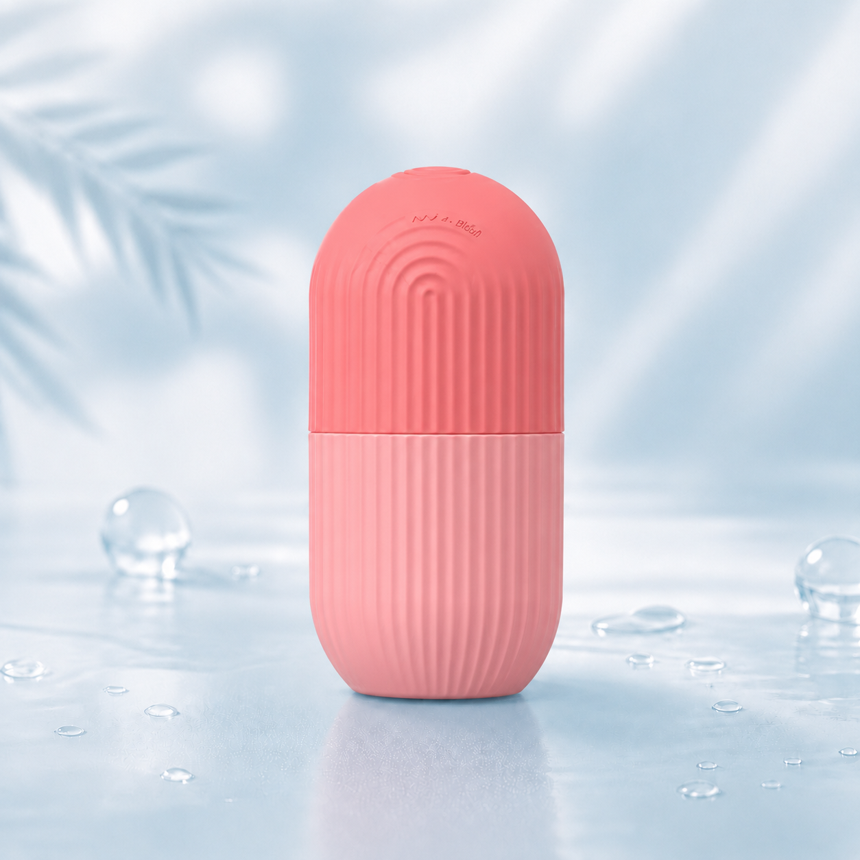 Glow Silicone Ice Roller for Face & Eyes - Pink